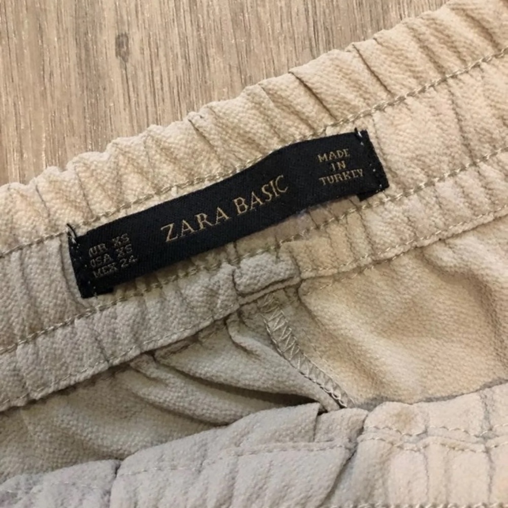 Beige zara high waisted pants - Picture 2 of 2